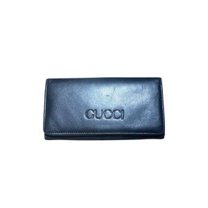 Vintage Gucci Black Leather Wallet